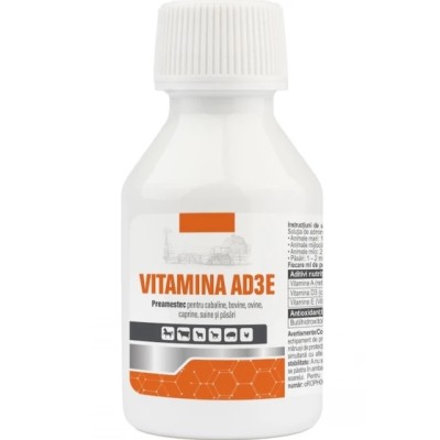 VITAMINA AD3E SOLUȚIE BUVABILĂ, 100ml VITAMINA AD3E SOLUȚIE BUVABILĂ, 100ml