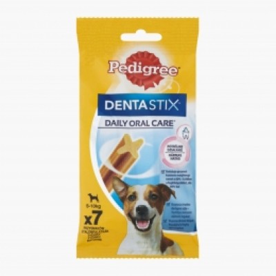 PEDIGREE DentaStix Daily Oral Care, recompense câini talie mica, batoane, 7buc