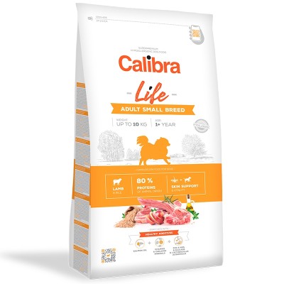 Calibra Dog Life Adult Small Breed cu miel 6 kg