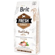Hrana uscata pentru caini Brit Fresh, Curcan si mazare, 2.5kg