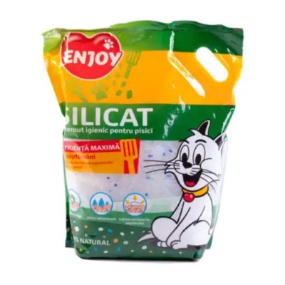 Asternut pisici silicat Enjoy 7,6L Asternut pisici silicat Enjoy 7,6L