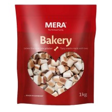 Recompense pentru caini Mera Biscuiti Rulouri Pui, Vita si peste, 1 Kg