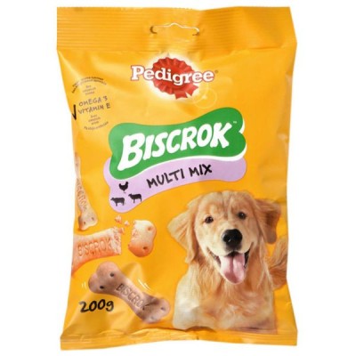 Pedigree Biscrok Multi Mix Dog Biscuiti 200g