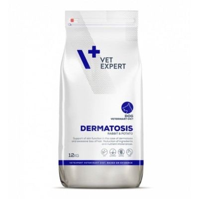 Vet Expert Veterinary Diet Dermatosis Dog Iepure & Cartof, 12 kg