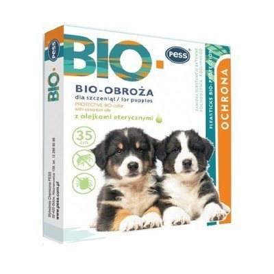 PESS Bio Zgarda pentru catelusi impotriva puricilor si capuselor, cu uleiuri esentiale, 35 cm PESS Bio Zgarda pentru catelusi impotriva puricilor si capuselor, cu uleiuri esentiale, 35 cm